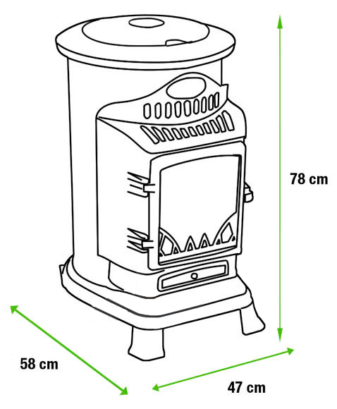 Provence Mobiele Gaskachel – Krachtige en Flexibele Verwarming - Afbeelding 10
